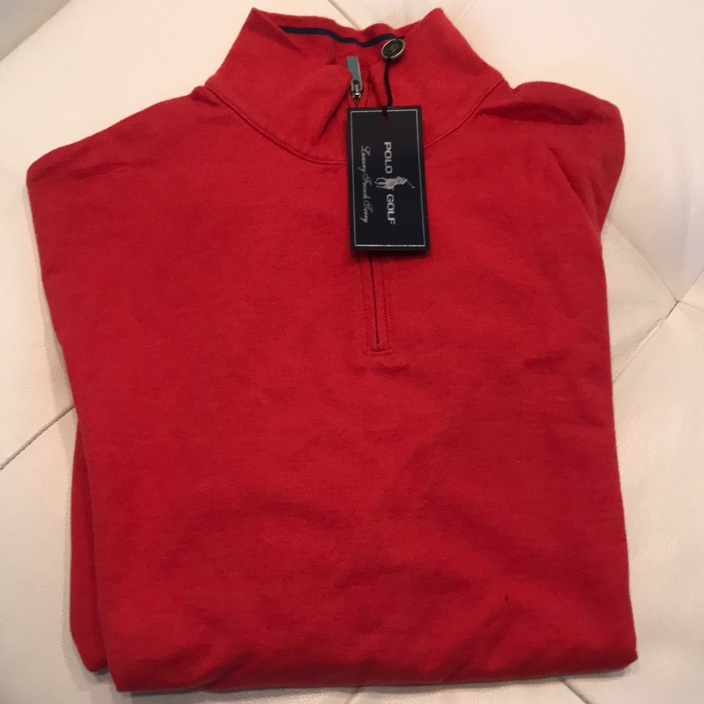 NWT Polo Golf sweater with zipper pockets